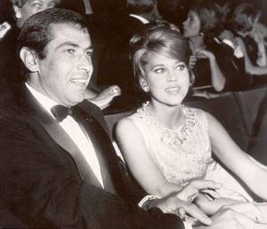 1964 with first husband Roger Vadim