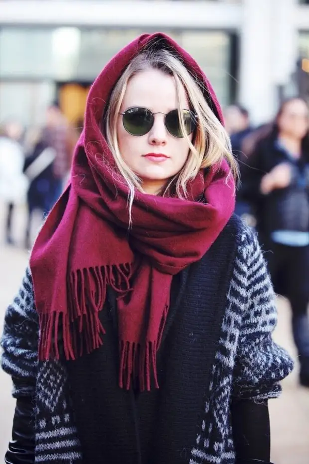 5 secrets that will help you wear scarves and scarves beautifully
