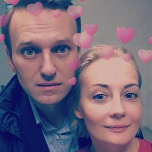 Alexey and Yulia Navalny