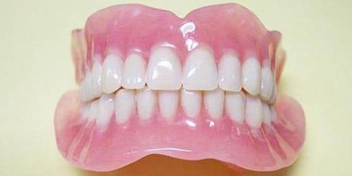 snow-white teeth