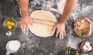 Yeast-free kefir dough
