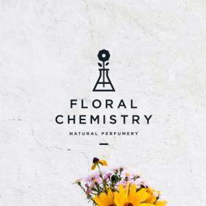 ' Цветочный логотип химии 