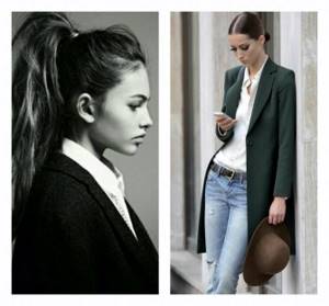 business style and women&#39;s hairstyle