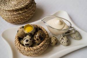 Homemade mayonnaise with quail eggs - recipe how to make