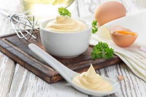 Homemade mayonnaise with vinegar - recipe how to make