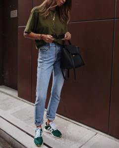 jeans with sneakers and sneakers photo 2