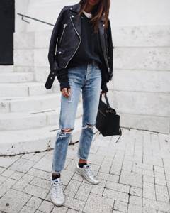jeans with sneakers and sneakers photo 7