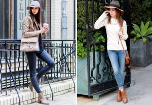 skinny jeans with ankle boots