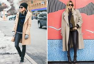 skinny jeans with coat