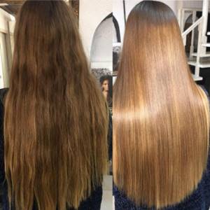 hair screening before and after