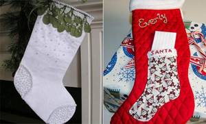 Еще варианты рождественских носков