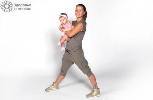 Fitness with your baby at home!