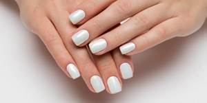 Nail shapes for manicure: “soft square”