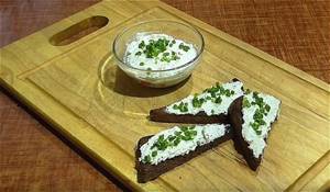 mincemeat with herring and cottage cheese