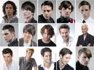 Photos of stylish hairstyles for men.