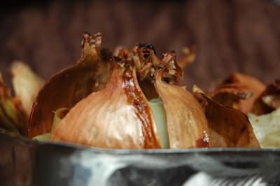 Photo of your reliable and safe “doctor” - baked onion