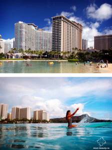 Honolulu is one of the US cities with the most beautiful girls. Hawaii 