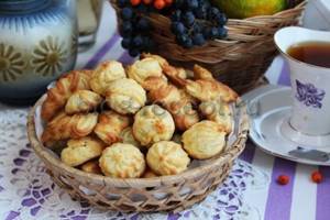 ready-made cookies with mayonnaise and butter