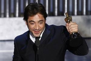 Javier Bardem at the Oscars