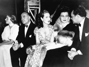 Ingrid Bergman, Charles Boyer and other guests of the 1st Cannes Film Festival