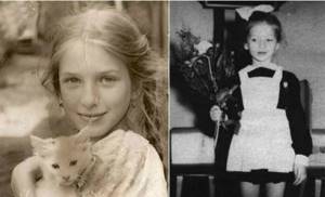 Irina Grineva in childhood