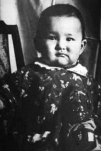 Irina Khakamada in childhood