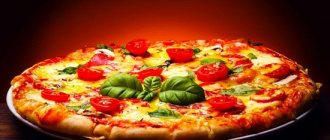 итальянская быстрая пицца в духовке