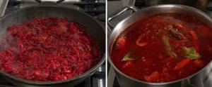 how to cook borscht with beets