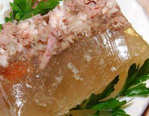 how to cook jellied meat with gelatin