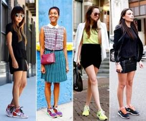 How and with what to wear sneakers