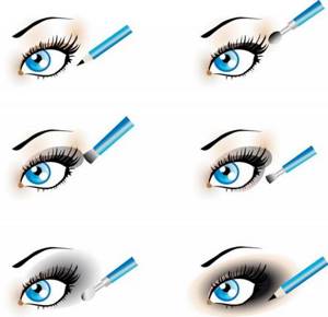 How to paint eyes with shadows. How to properly paint your eyes with eye shadow - step-by-step instructions with photos 