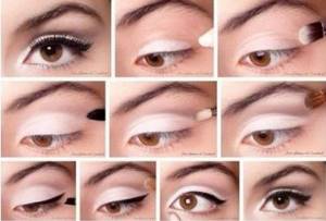 how to make up with brown eyes