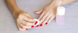 how to degrease nails