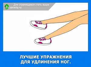 How to lengthen your legs with exercises