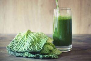 Cabbage smoothie for weight loss and cleansing the body - recipes