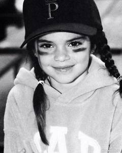 Kendall Jenner in her youth