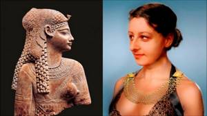 Cleopatra - the female standard of beauty in Egypt