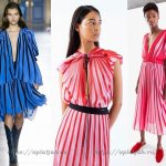 striped cocktail dresses fashion trends