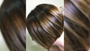 A short haircut and complex coloring will add volume