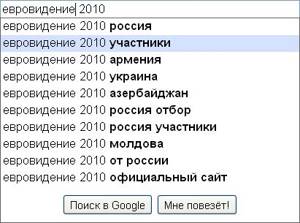 Кто победит на Евровидении по данным Google