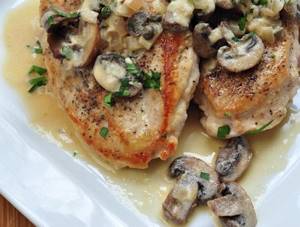 chicken with mushrooms recipe with photos