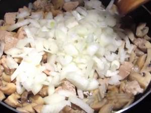 Chicken fillet with garlic in a frying pan. Chicken fillet with onions and champignons - simple and tasty 