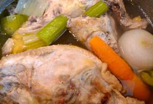 chicken meat and vegetables