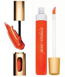 Lacquer lipstick L&#39;Extraordinaire by Color Riche, Tangerine Sonate 204, L&#39;Oreal Paris; lip gloss Pure Gloss Tangerine, Jane Iredale. Photo: press service materials. 