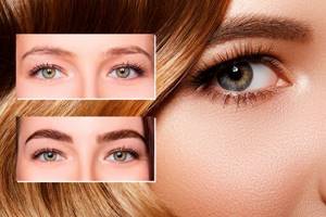Eyebrow lamination: what is it, types of lamination, before and after photos