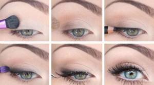 makeup for green-eyed blondes