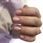 Manicure with glitter photo new items