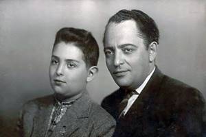Mikhail Shufutinsky with his father