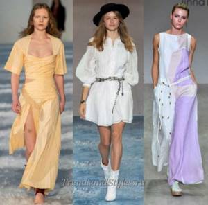 Fashionable summer dresses 2020 and sundresses