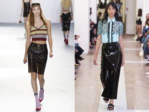 Fashionable models of long skirts